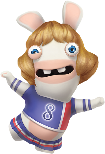 Rabbids Crazy Rush Messages Sticker-6 - Raving Rabbids (618x618), Png Download