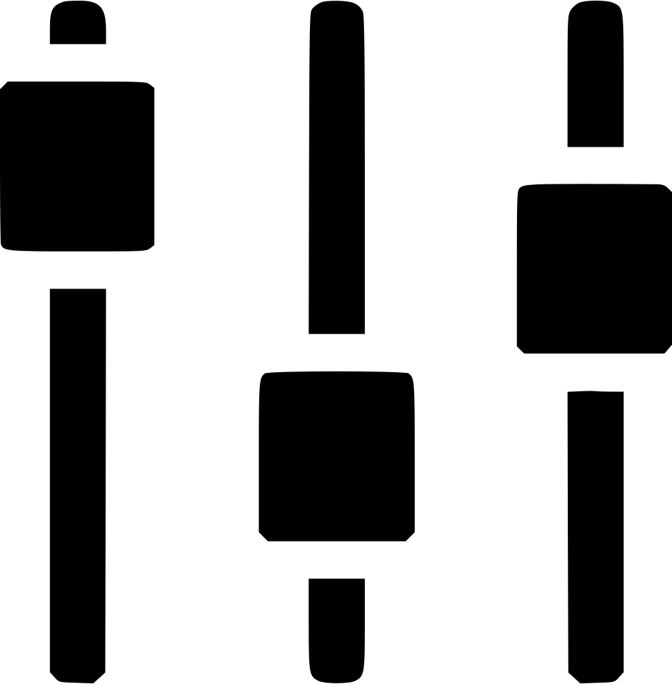 Control Panel - - Equalizer Icon Free Icon (980x998), Png Download