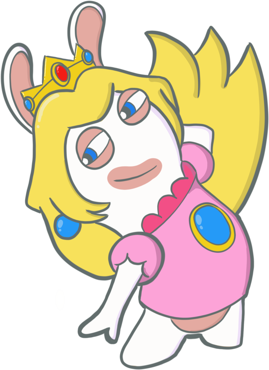 “my Bro @fatedcomrades Has Been Playing Mario Rabbids - Mario + Rabbids Kingdom Battle (1242x1636), Png Download