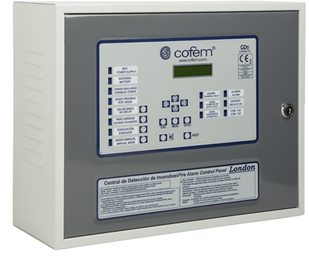 London Control Panel - Central De Incendios Guardal (600x600), Png Download