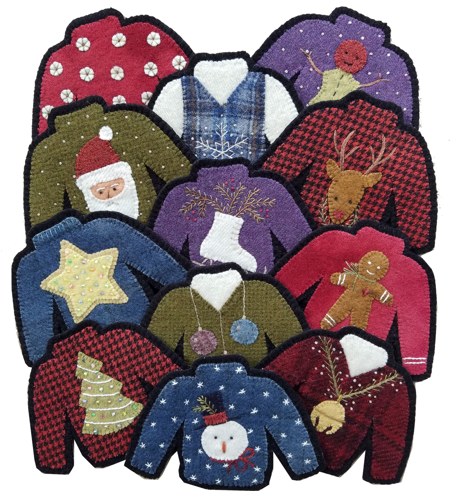 1823 Not So Ugly Christmas Sweater Ornaments - Sugar Cookie (1468x1600), Png Download