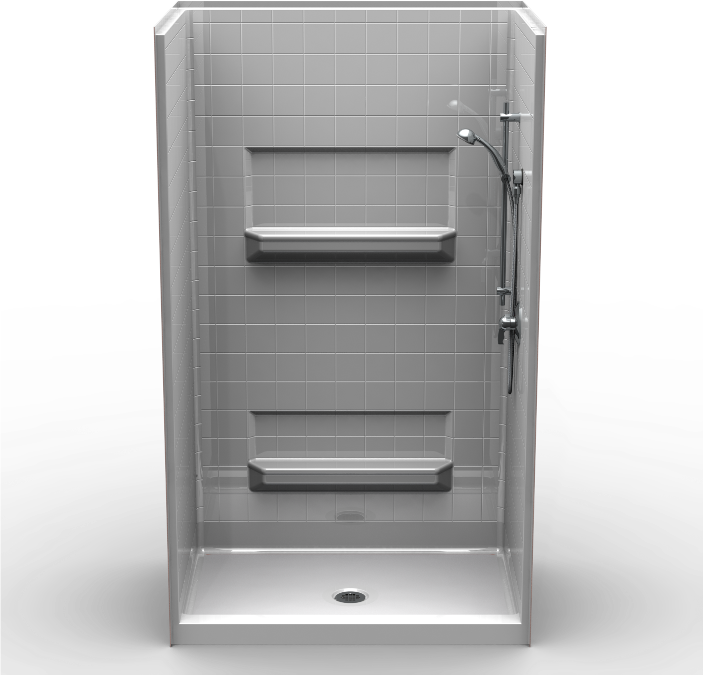 Remodeler Shower Four Piece 48×32 - Shower (1400x1400), Png Download