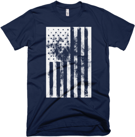 American Flag Distressed T-shirt - Just Hold My Hod (480x480), Png Download