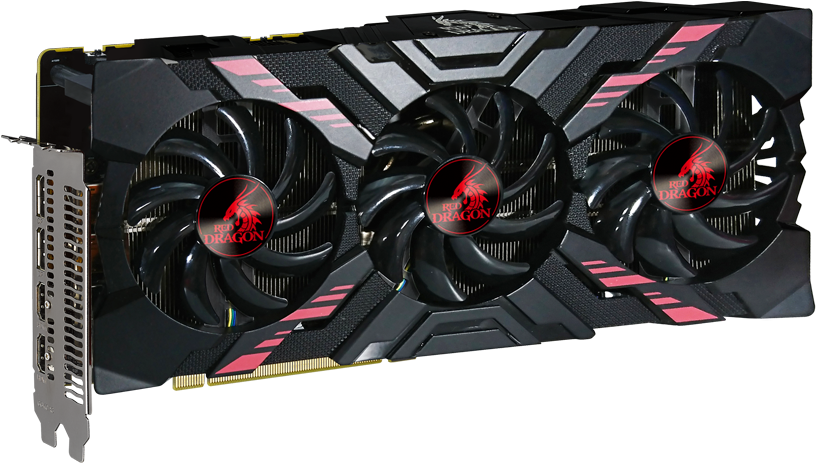 Powercolor - Red Dragon Rx Vega 56 (900x500), Png Download