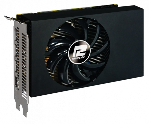 Powercolor Rx Vega 56 Nano Edition Mini Itx - Rx Vega 56 Nano (602x499), Png Download