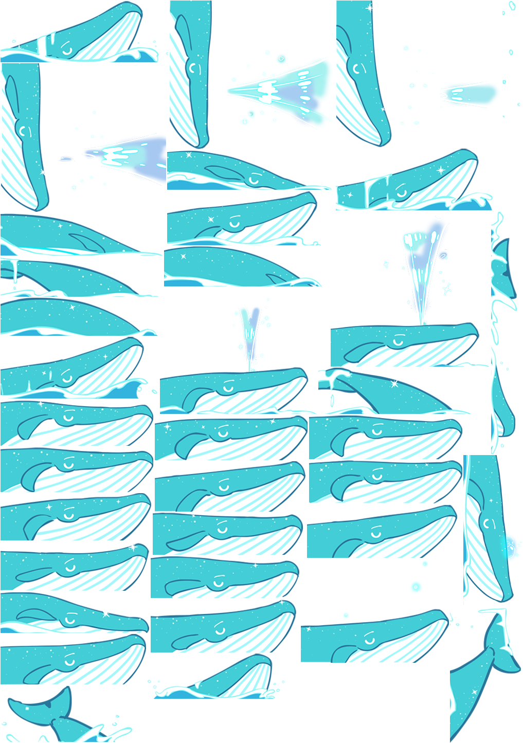 Cookie0055 Effect Whale - Whales (1024x2048), Png Download