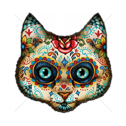 Cat Google Search Bee Boxes Pinterest - Day Of The Dead Cat Design (420x420), Png Download