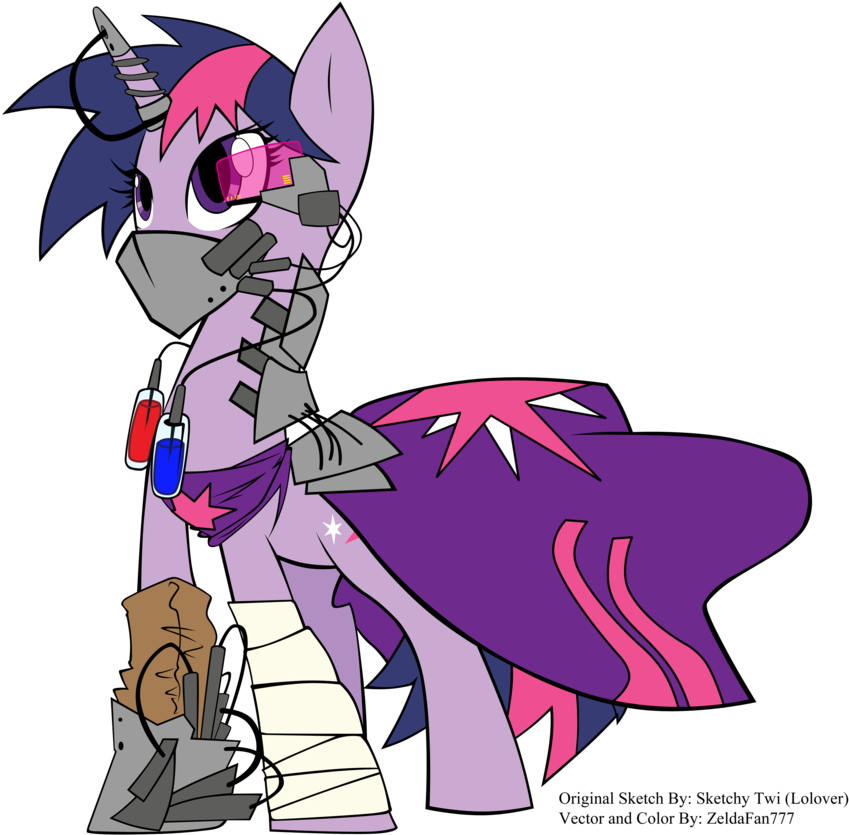 Zeldafan777, Future Twilight, Safe, Scouter, Twilight - Cartoon (1055x1024), Png Download