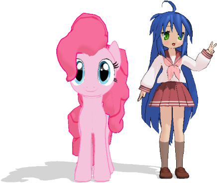 Elmarcosluckydel96, Crossover, Izumi Konata, Lucky - Lucky Star Izumi Transparant Background (940x440), Png Download