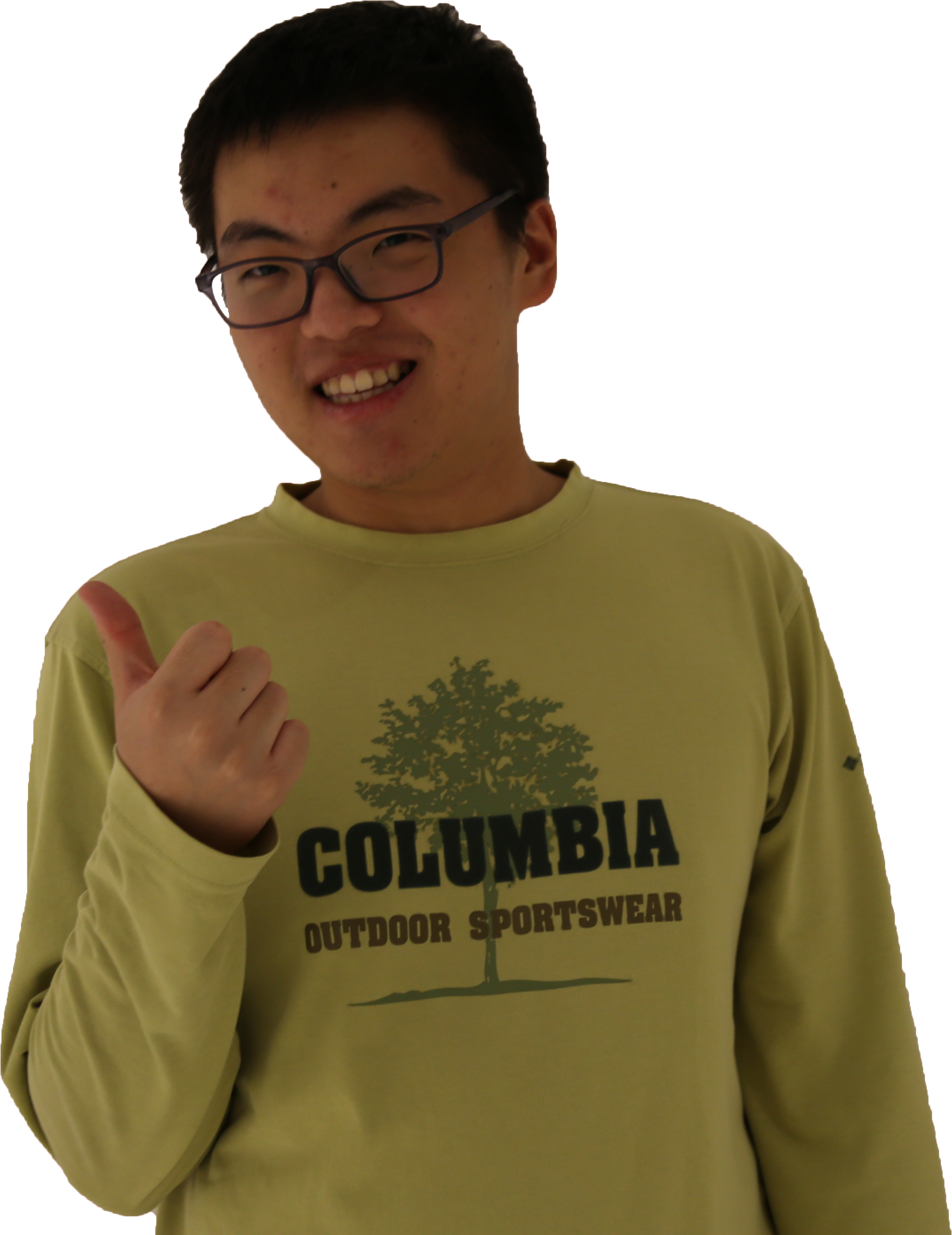 Thums-up - Long-sleeved T-shirt (2152x2791), Png Download