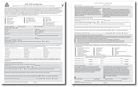 Scouter Form - Form (640x300), Png Download