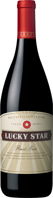 Lucky Star Pinot - Lucky Star Pinot Noir 2015 (202x750), Png Download