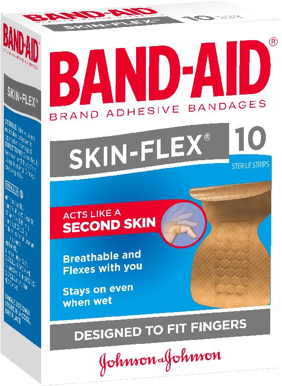 Ba Skinflex Finger 10 - Band Aid Johnson E Johnson (800x800), Png Download