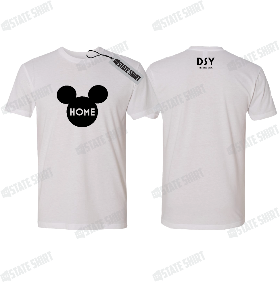 Disney Ears State Home T Shirt, Customizable Options - Active Shirt (1003x1003), Png Download