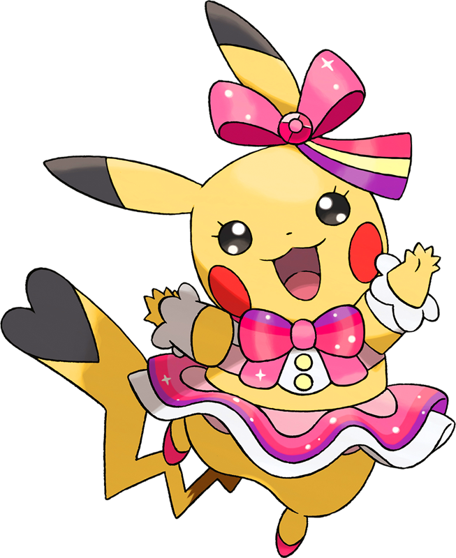 Shiny Pikachu Popstar Pokédex (653x800), Png Download