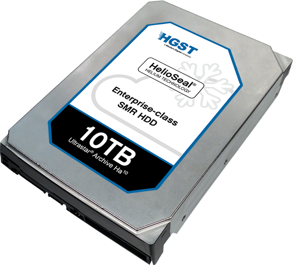 Hgst Delivers 10tb Enterprise Hard Disk - Hgst Ultrastar He8 (999x903), Png Download