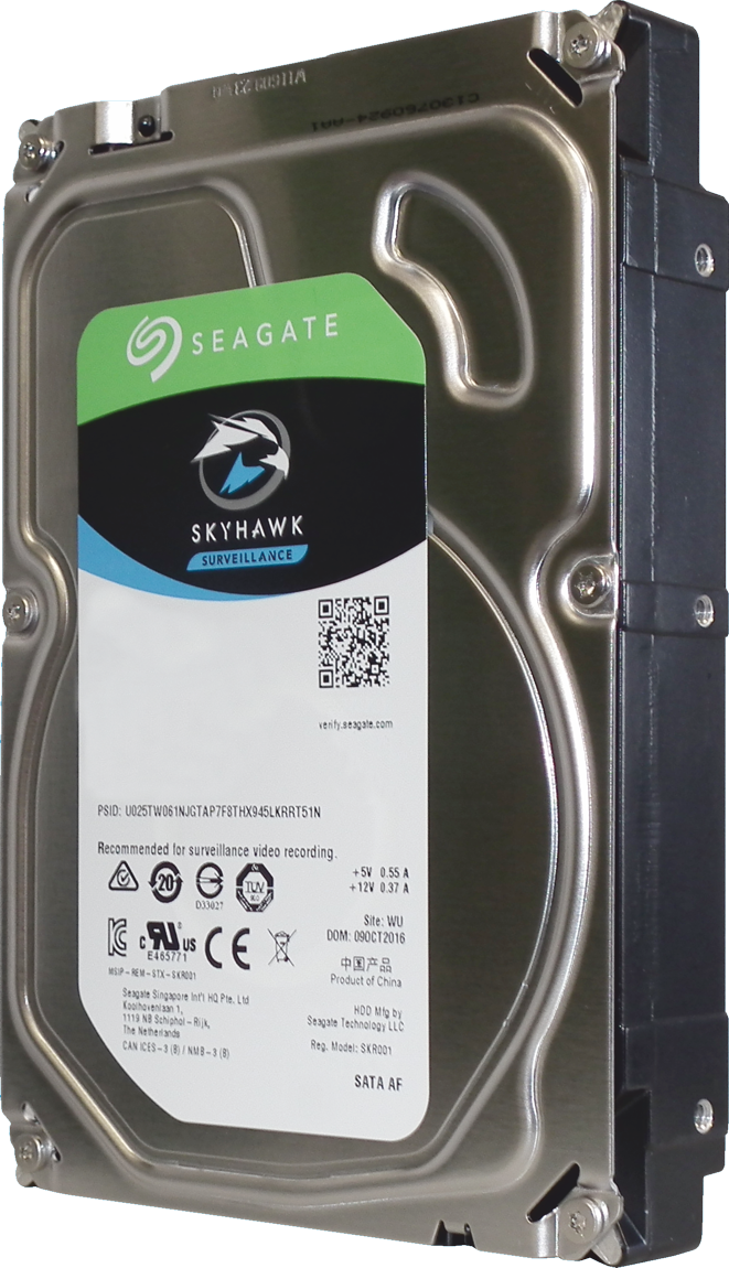 Hdd 4tb - 1tb Seagate Surveillance 3.5" Drive Skyhawk 6gb/s Sata3 (661x1150), Png Download