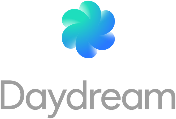 Daydream Plain - Daydream Vr Logo (590x400), Png Download