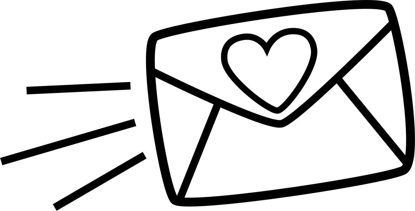 Newsletter Icon - Drawing (1372x697), Png Download
