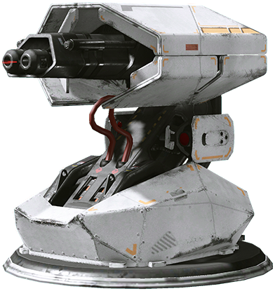 Moray Turret - Portable Network Graphics (392x415), Png Download