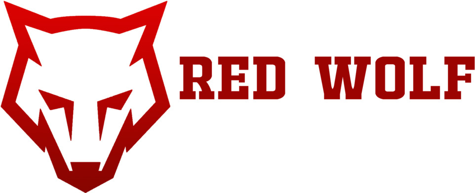 Red Wolf New (1000x427), Png Download