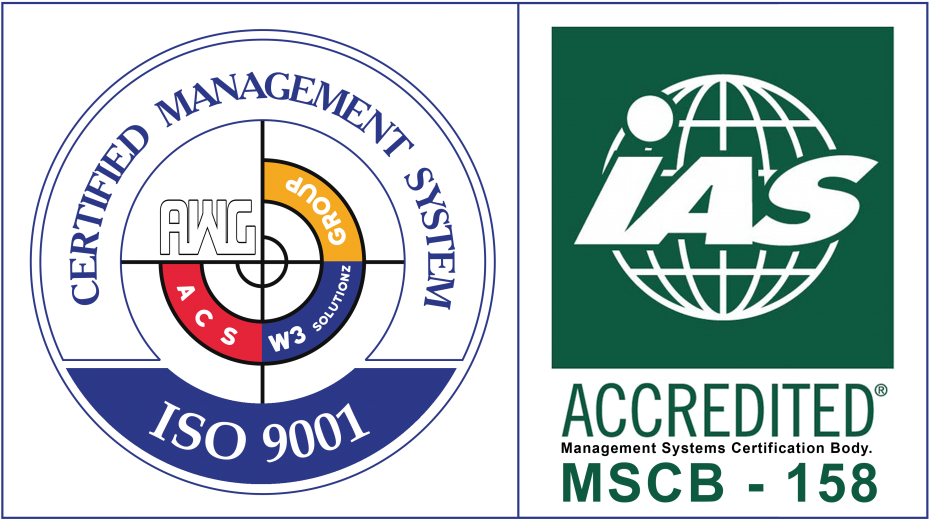 Acs W3 Solutionz Have Recieved Its Draft Certificate - Ias Certification (1110x550), Png Download