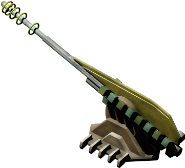 Korath Slicer Turret - Cannon (360x340), Png Download