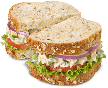 Gourmet Deli Sandwiches - Chicken Salad Sandwich Png (360x375), Png Download