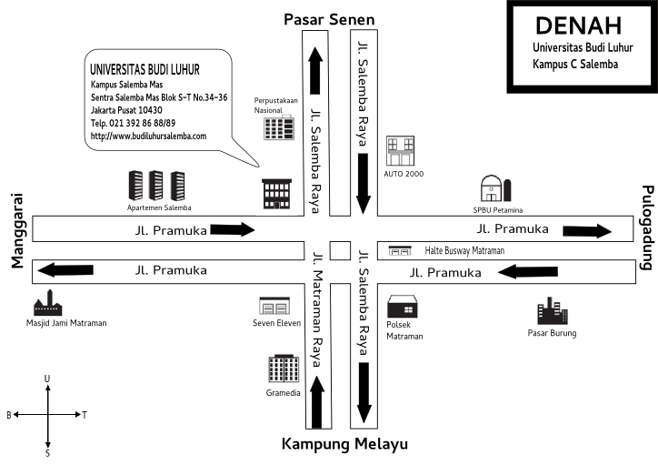 Peta 03 Apr 2014 - Contoh Denah Lokasi Sederhana (724x511), Png Download