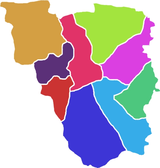 Peta Wilayah - Peta Kecamatan Parung Bogor (589x619), Png Download