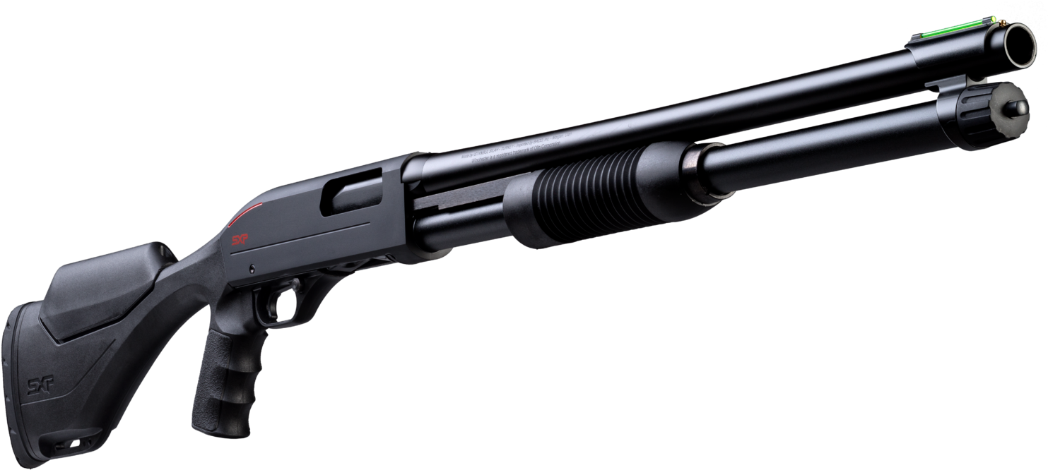 Shotguns Pump Shotgun Sxp Defender High Capacity - Sxp Defender High Capacity (1500x689), Png Download