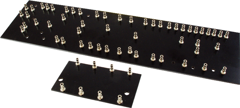 Black, 2mm, 5f6a Layout, 2 Pcs Image - Turret Board (800x360), Png Download