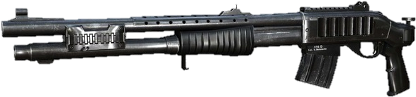 12 Gauge Pump-action Shotgun Ss3 - Shotgun 12 Gauge Pump (640x201), Png Download