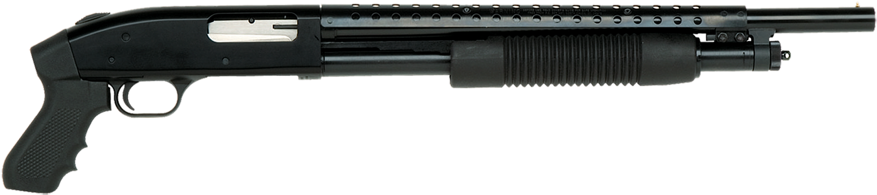 Mossberg 50440 500 Crusier With Heat Sheild Pump 12 - Pistol Grip Shotgun (1800x421), Png Download