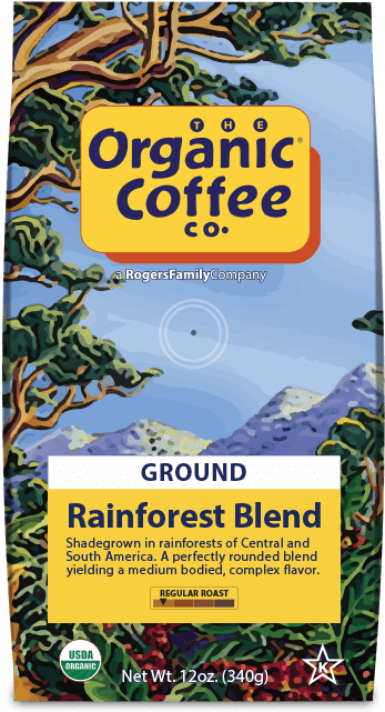 Rainforest Blend Coffee - Gorilla Decaf Coffee - Organic, 12 Oz. Bag (650x650), Png Download