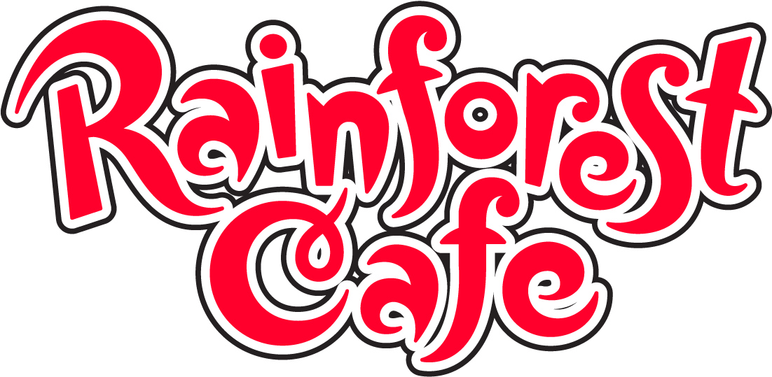 Hotel Information - Rainforest Cafe London Logo (1181x699), Png Download