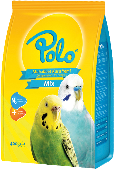 Polo Complete Food For Budgies 400 G - Polo Muhabbet Kuşu Yemi (700x700), Png Download