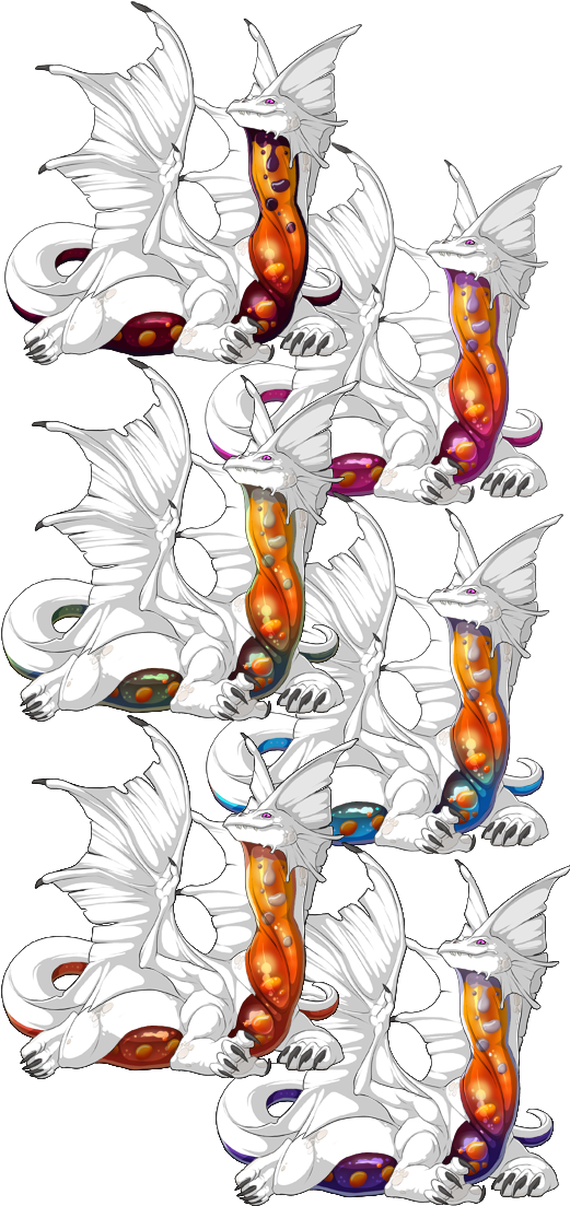 Orange Duo Lava Lamp - Illustration (525x1123), Png Download