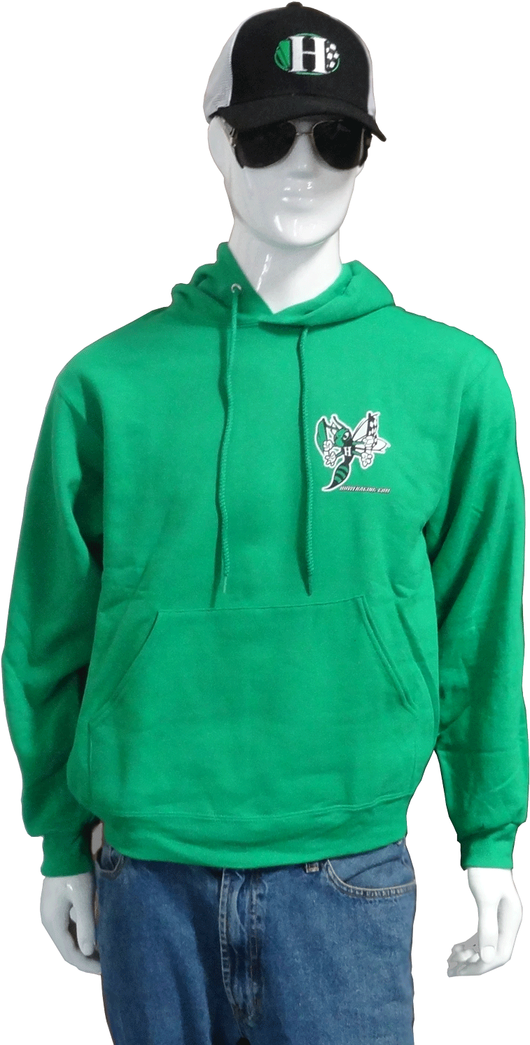 Sweatshirt - Hooded, Green - Sweatshirt (794x1500), Png Download
