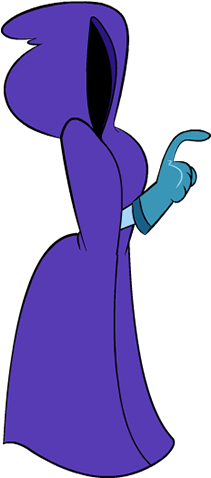 The Mysterious Hooded Woman - Mighty Magiswords Mysterious Hooded Woman (480x480), Png Download