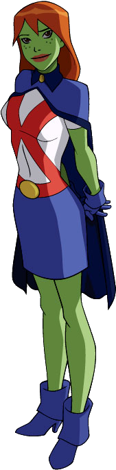 Miss Martian Model - Miss Marte Justiça Jovem (311x709), Png Download