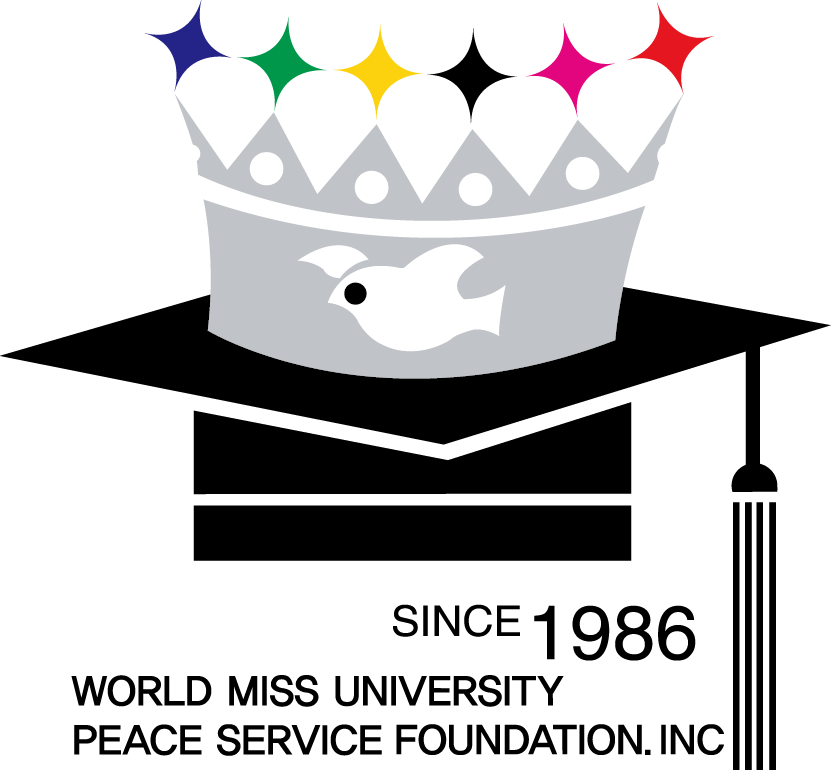 월드미스 학사모 로고 - Miss World University Logo (831x770), Png Download