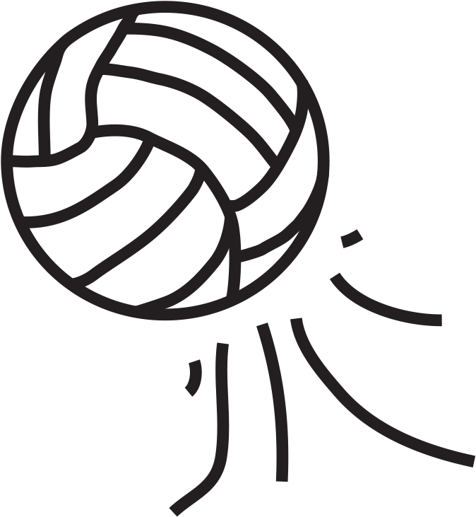 The Telegraph - Love Volleyball (695x748), Png Download