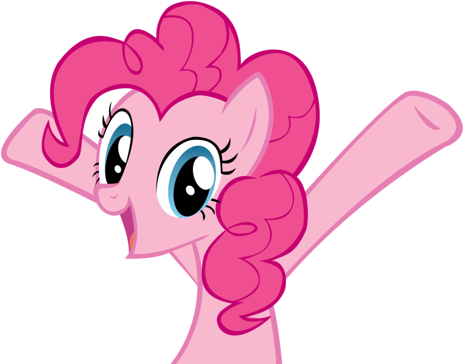 Pinkie Pie Party Vector By Pikn2 - Pinkie Pie Friendship Is Magic (1043x765), Png Download