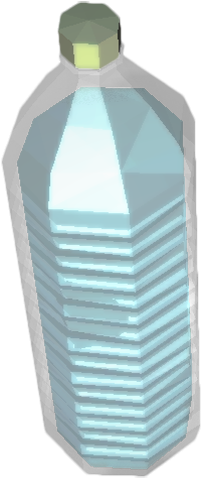 Item Water Bottle - Water (250x525), Png Download