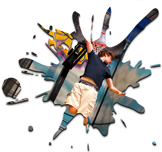 Basketball Slam Dunk - Manchester (612x501), Png Download