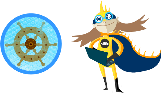 Super Girl And The Navigator Badge - Earn A Badge (670x318), Png Download