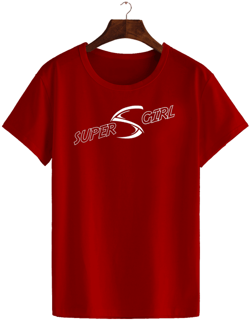 T-shirts - Super Girl - T-shirt (498x663), Png Download