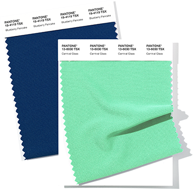 Individual Pantone Polyester Swatches - Swatch Cards (383x375), Png Download