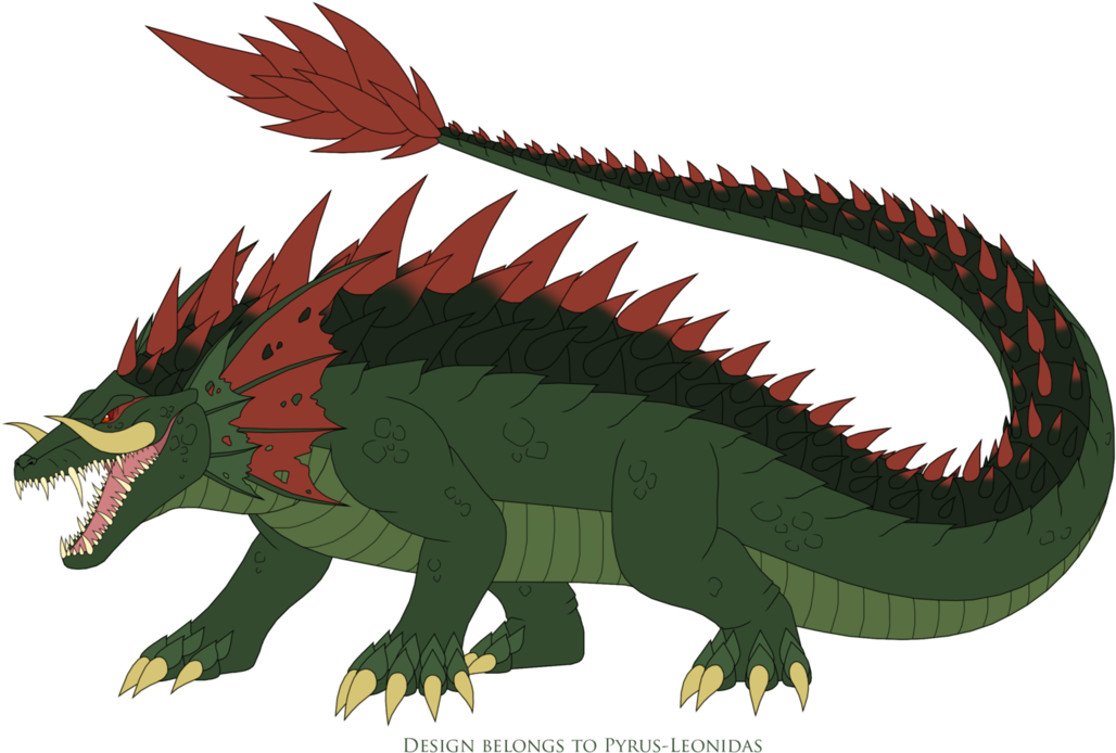Lizzie The Crocodile 2018 Redesign By Pyrus-leonidas - Lizzie The Crocodile Rampage (1072x745), Png Download